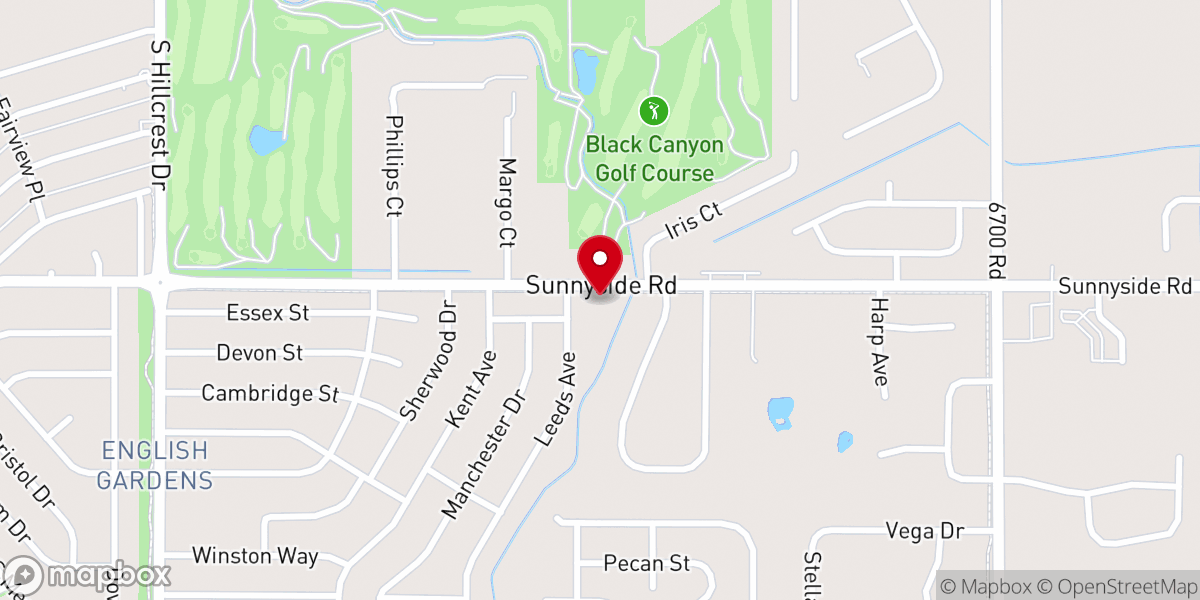 Map showing location of St Stephen's Anglican Church