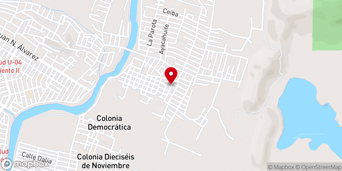 Map showing location of Iglesia Cristiana Jesucristo Es El Camino