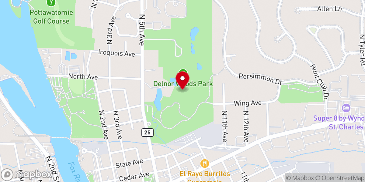 Map showing location of Queen of the Americas Guild Inc