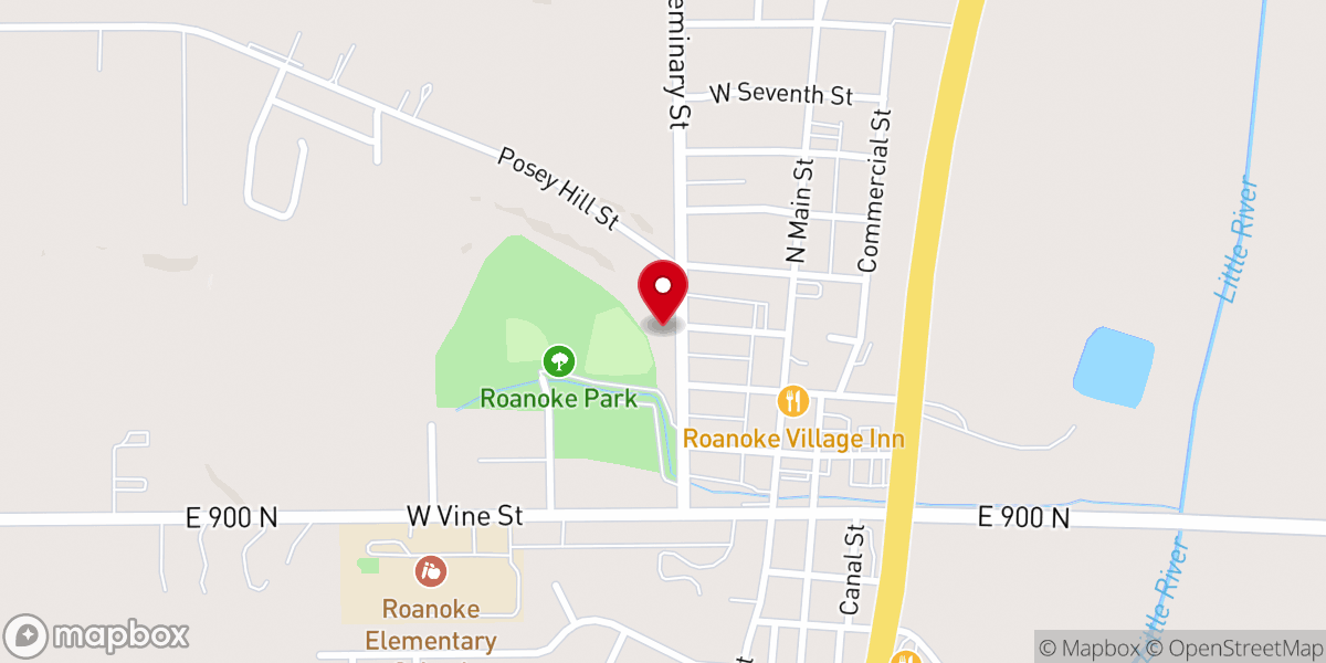 Map showing location of Seminary United Methodist Church