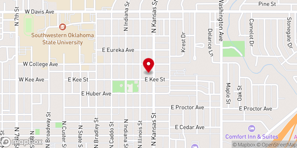 Map showing location of EBC Child Care Center