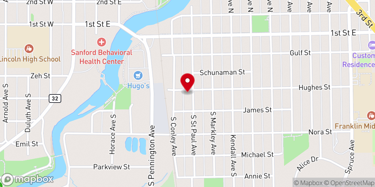 Map showing location of Open Arms SDA fellowship