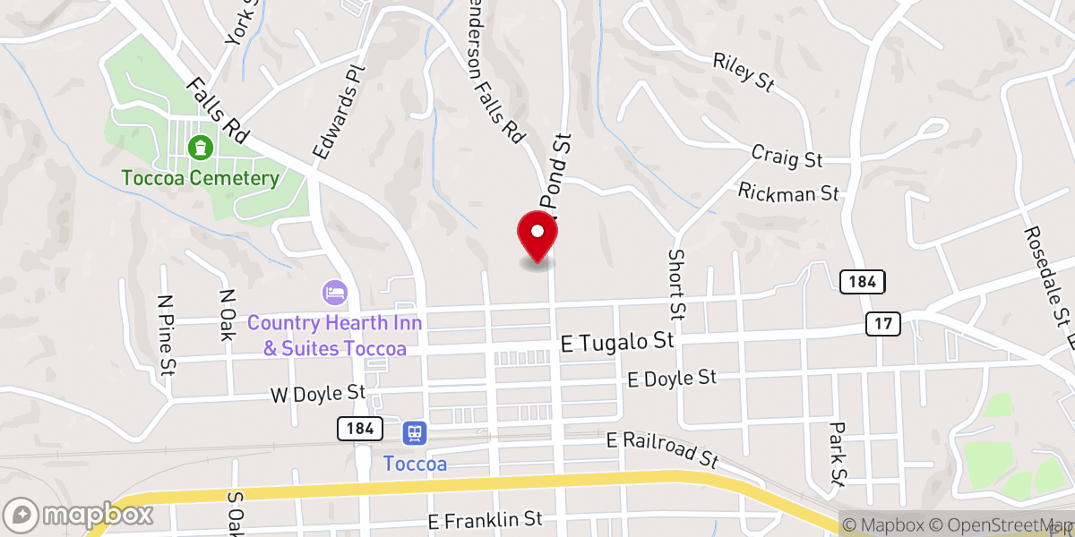 Map showing location of New Beginning Christian Ministries