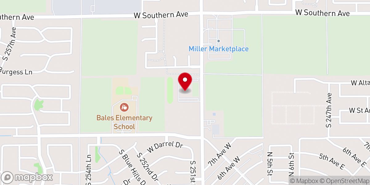 Map showing location of Grace Fellowship Church (Buckeye)