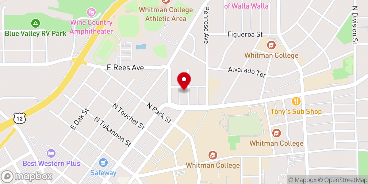 Map showing location of Friends Meeting