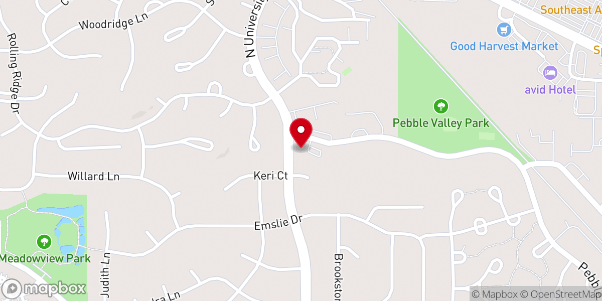Map showing location of Waukesha Gospel Hall