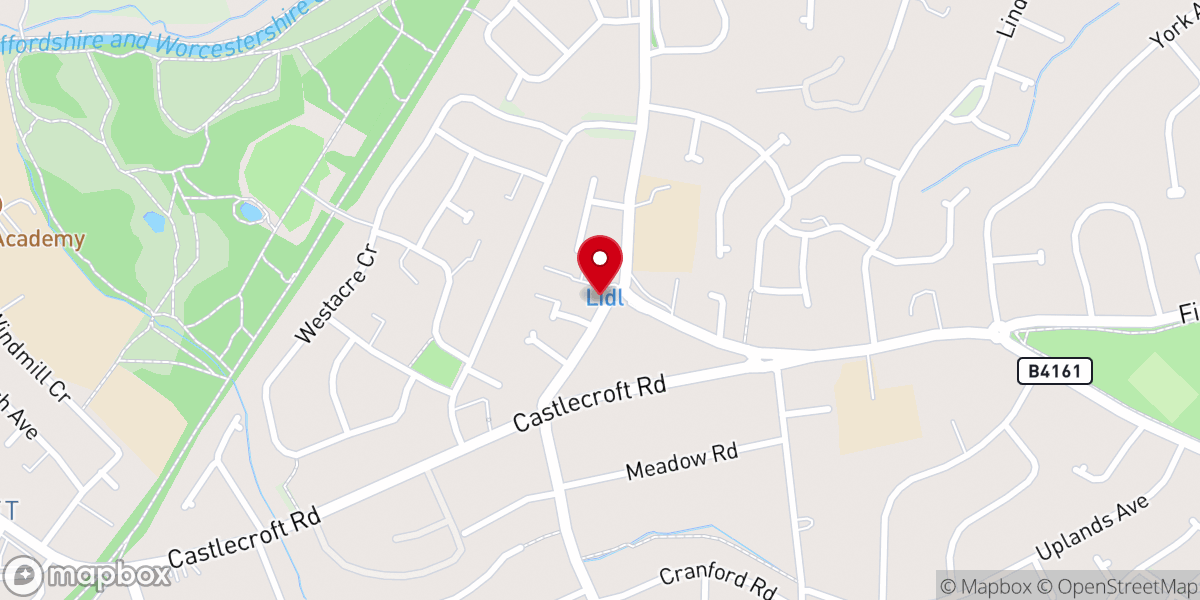Map showing location of Windmill Community Church