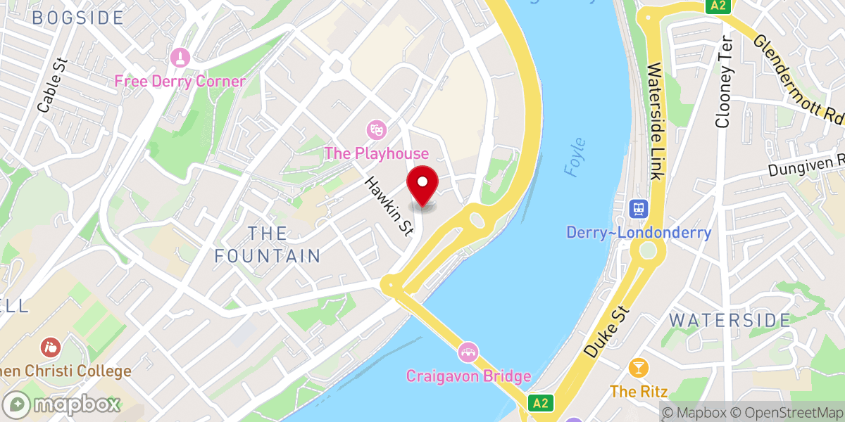 Map showing location of Deeper life bible church