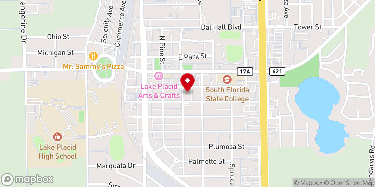 Map showing location of Embarcadero