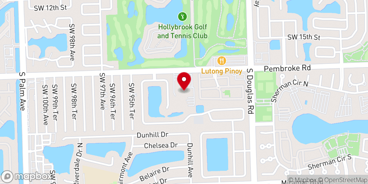 Map showing location of The Bridge Church