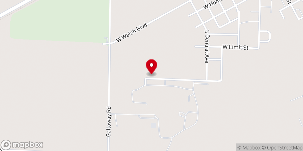 Map showing location of Second Christian Church