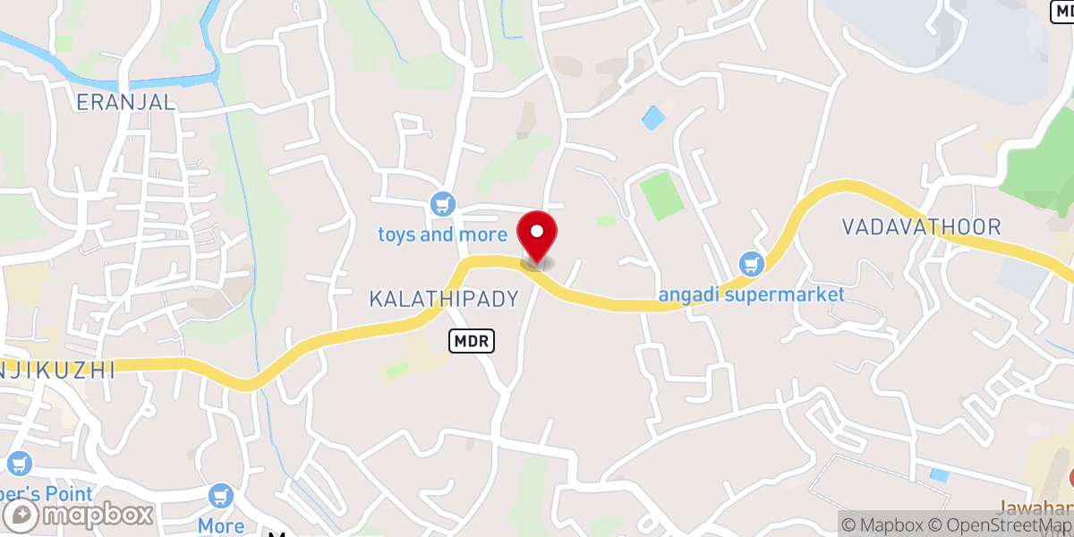 Map showing location of Revelation Church