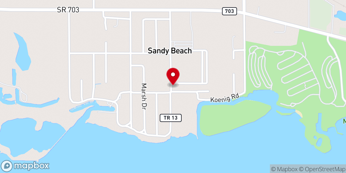 Map showing location of Cross Oak Camp & Retreat Center
