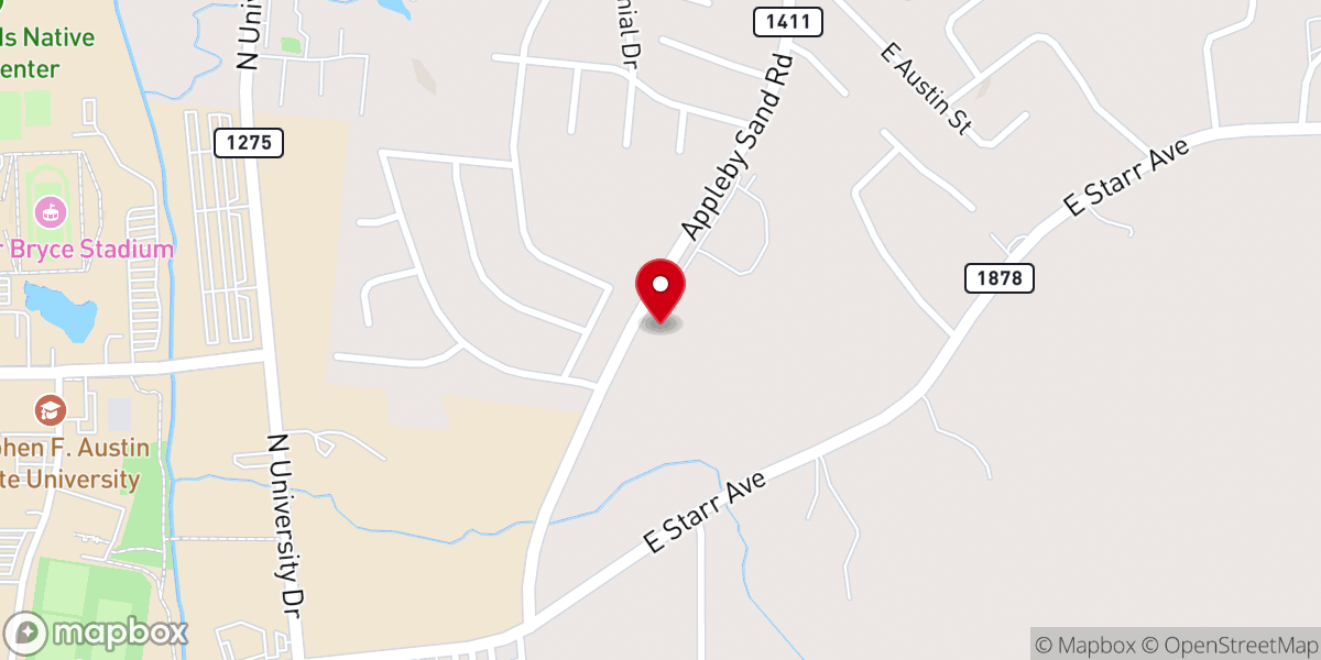 Map showing location of Redeemer Lutheran Church