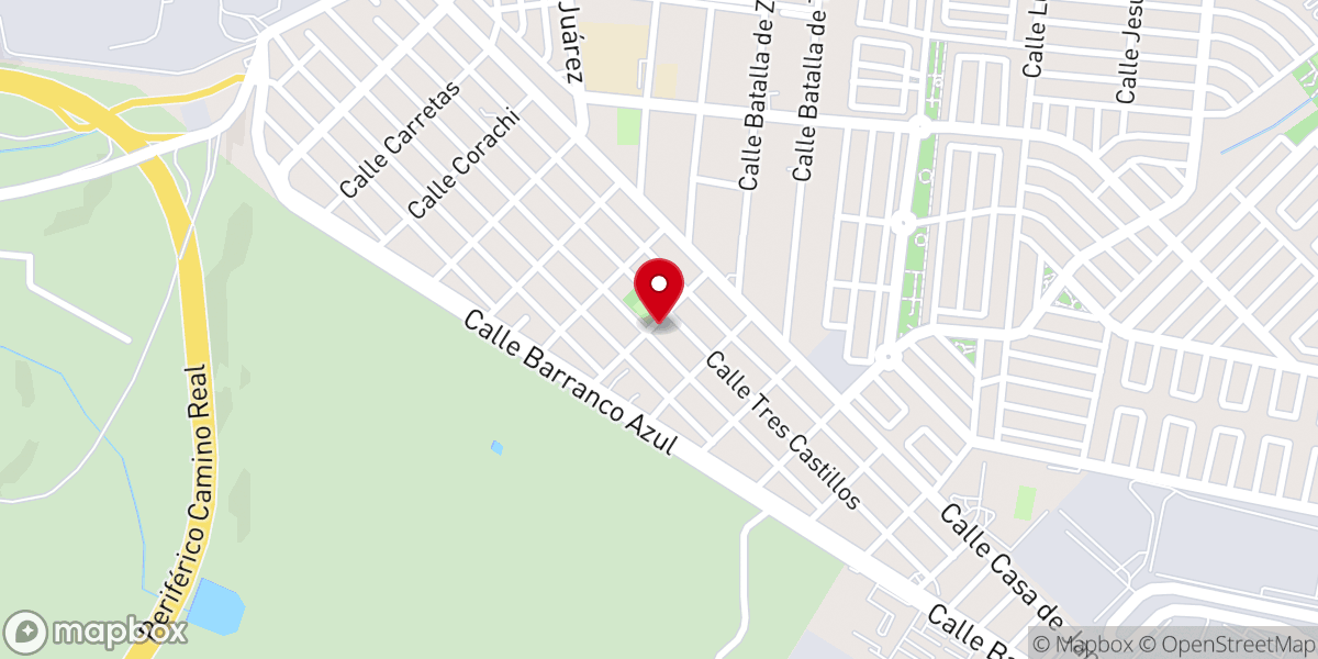 Map showing location of Iglesia Cristiana La Nueva Jerusalén