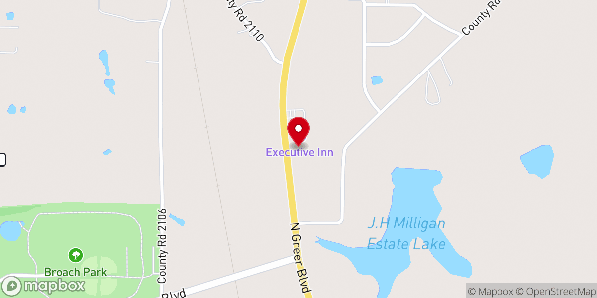 Map showing location of New Life Baptist Church