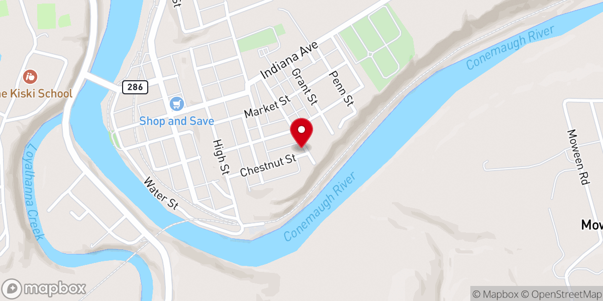 Map showing location of Faith Alliance Church