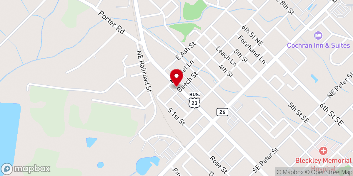 Map showing location of Southern Elite Realtors