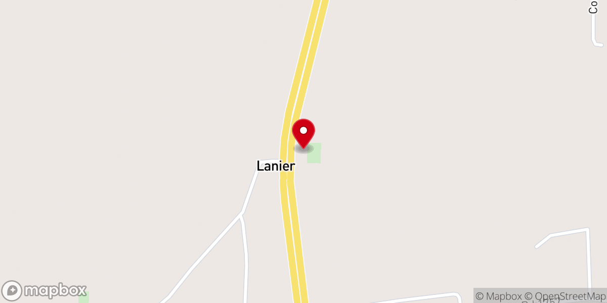 Map showing location of Friendship Church
