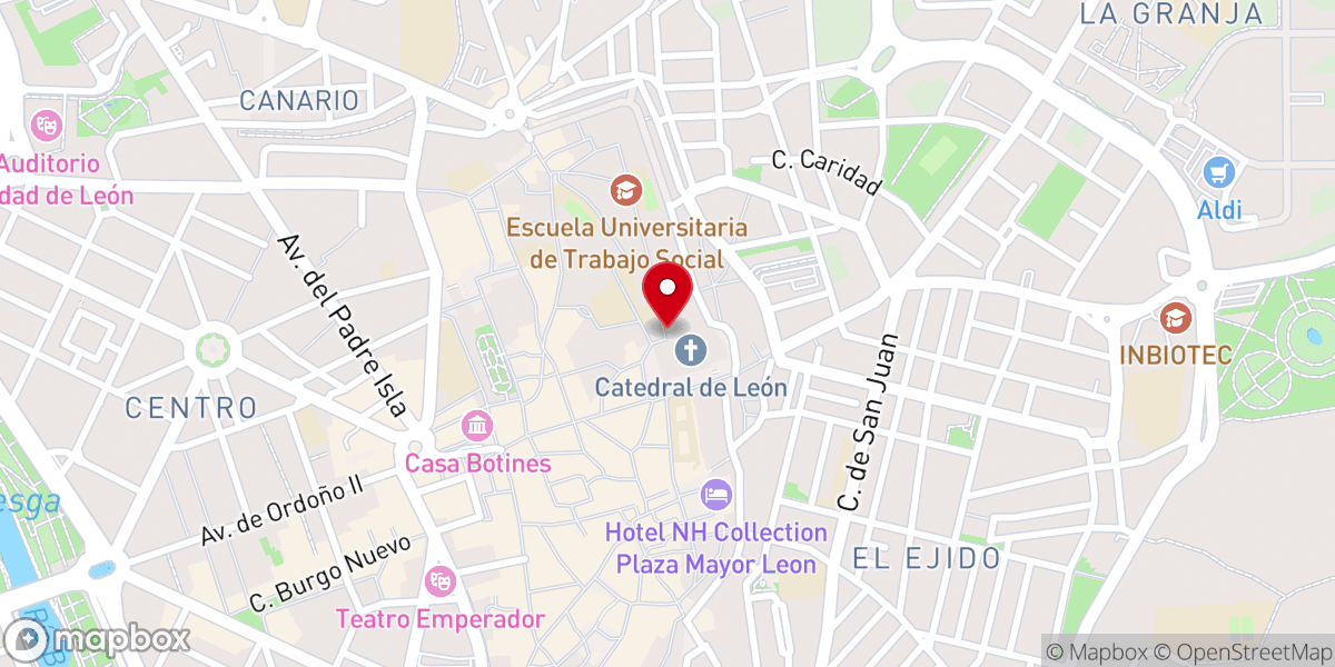 Map showing location of Museo Catedralicio Diocesano