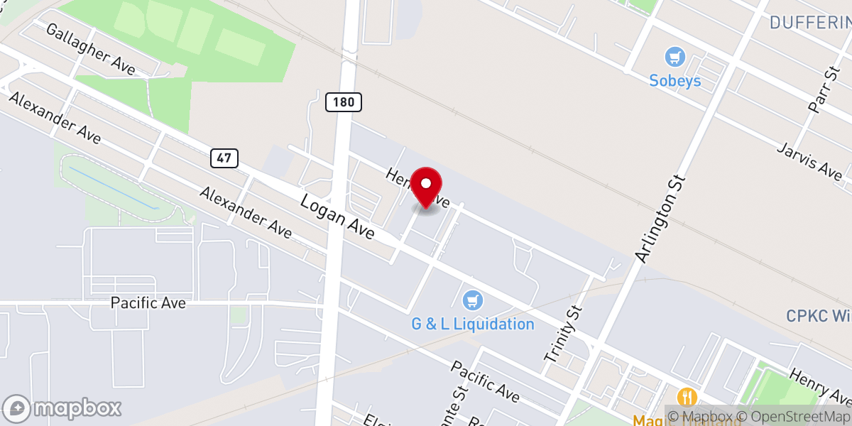 Map showing location of Masjid Bilal - Winnipeg Islamic Centre مسجد
