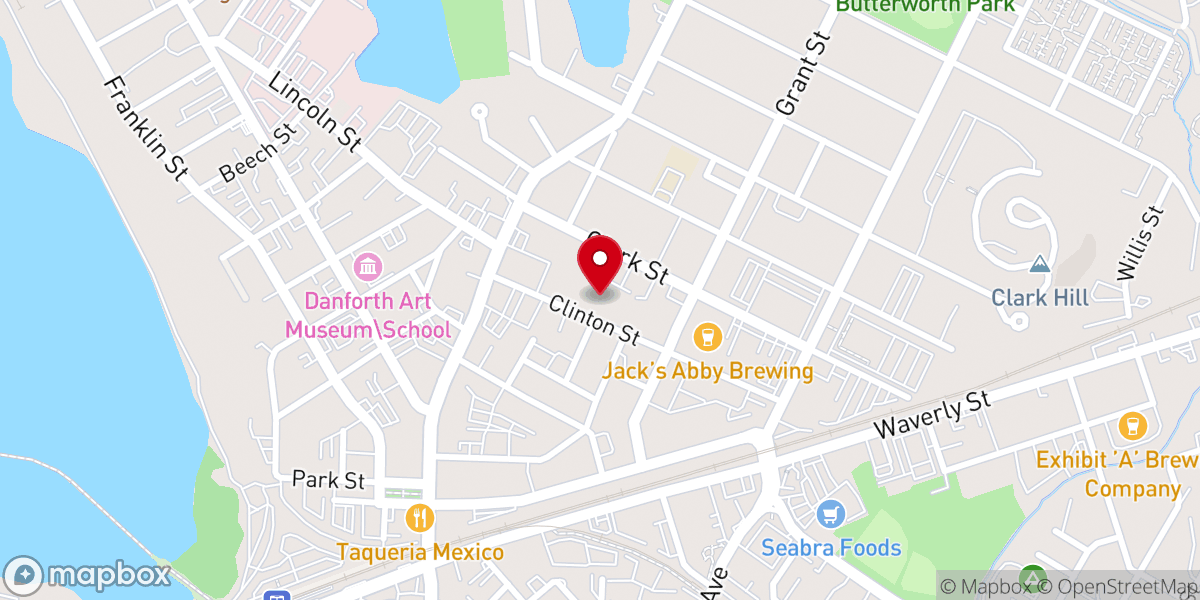 Map showing location of Renewed Baptist Church