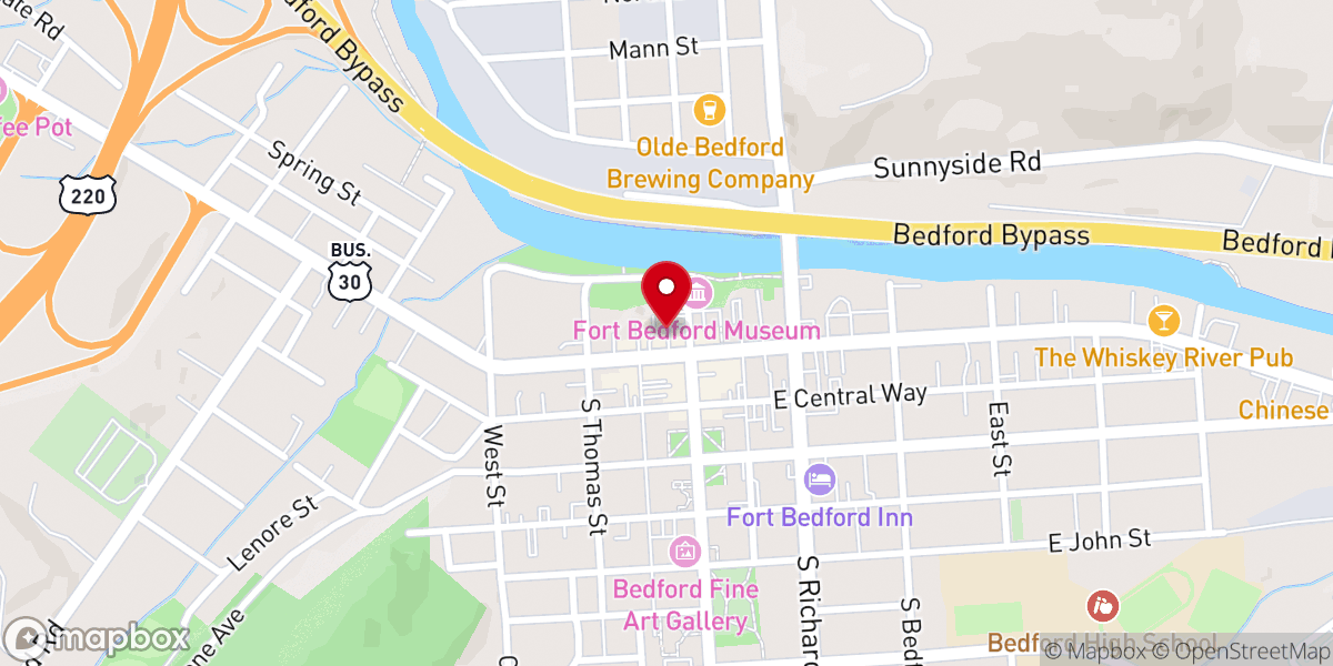 Map showing location of Off Pitt Street Theater Company