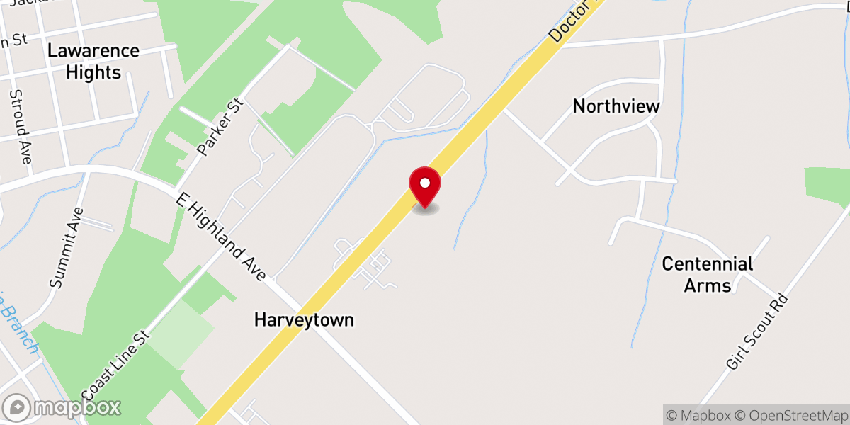 Map showing location of Present Truth Ministries