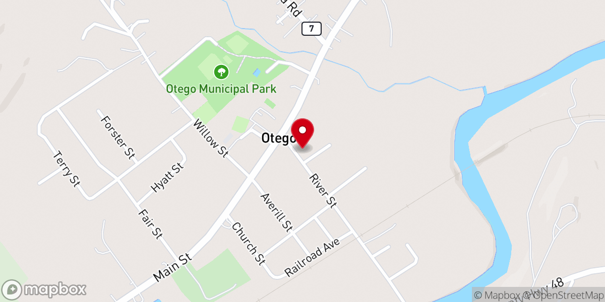 Map showing location of United States Postal Service