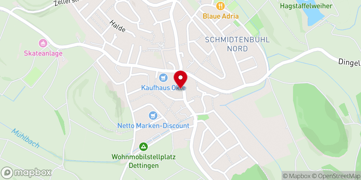 Map showing location of Kirche St. Verena