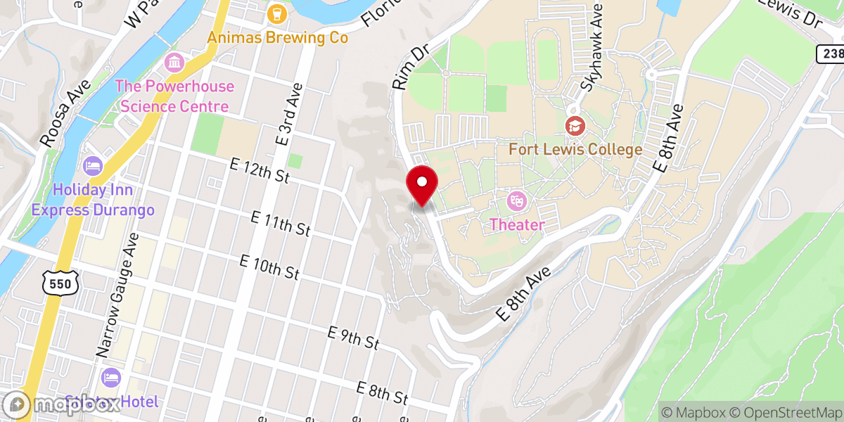 Map showing location of Mcpherson Chapel