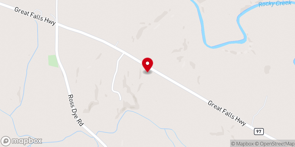 Map showing location of Tabernacle Ministries