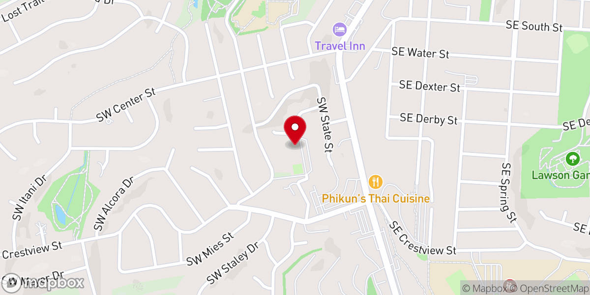 Map showing location of Pullman Christian School