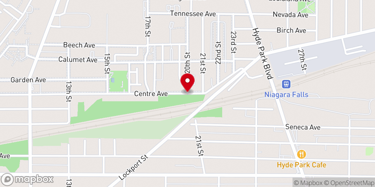 Map showing location of Bethlehem Revival Temple