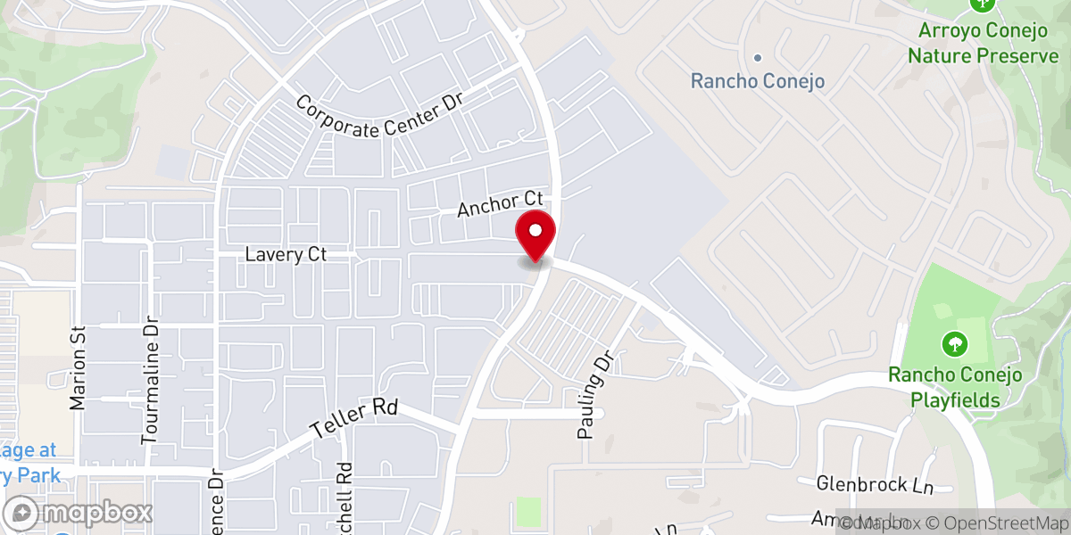 Map showing location of Evangelical Free Church of the Conejo Valley