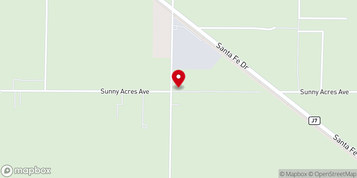 Map showing location of Cortez Presbyterian Church