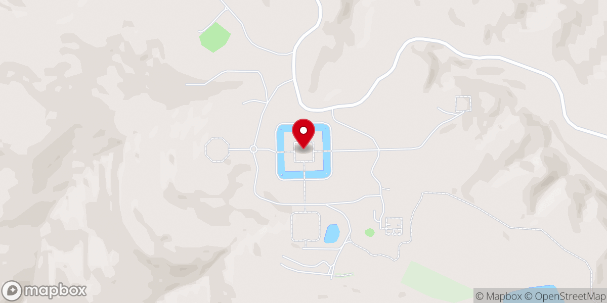 Map showing location of Odiyan Retreat Center