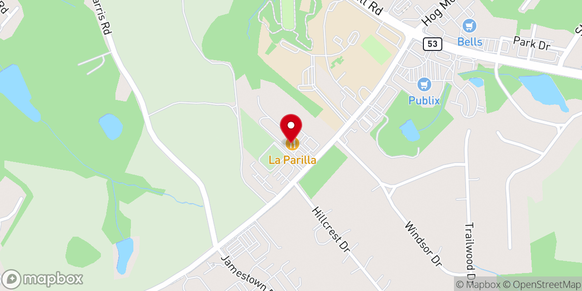Map showing location of Heritage Baptist Church