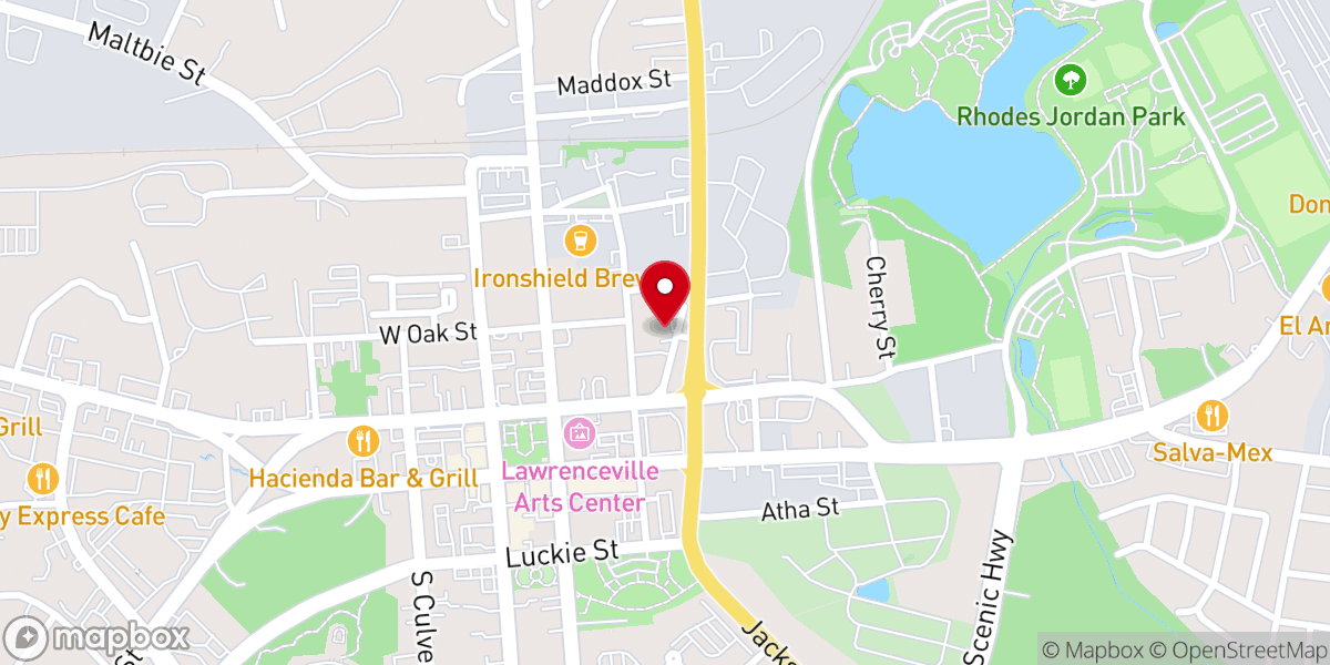 Map showing location of Bethesda Int'l & Missionary Church