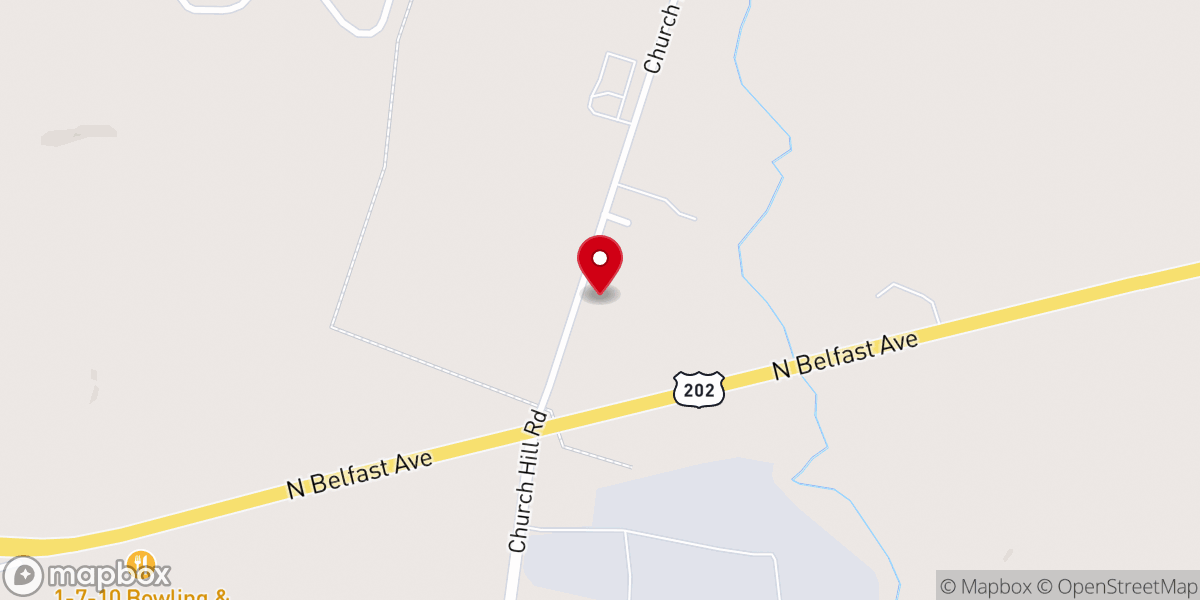 Map showing location of Sportsman's Alliance of Maine
