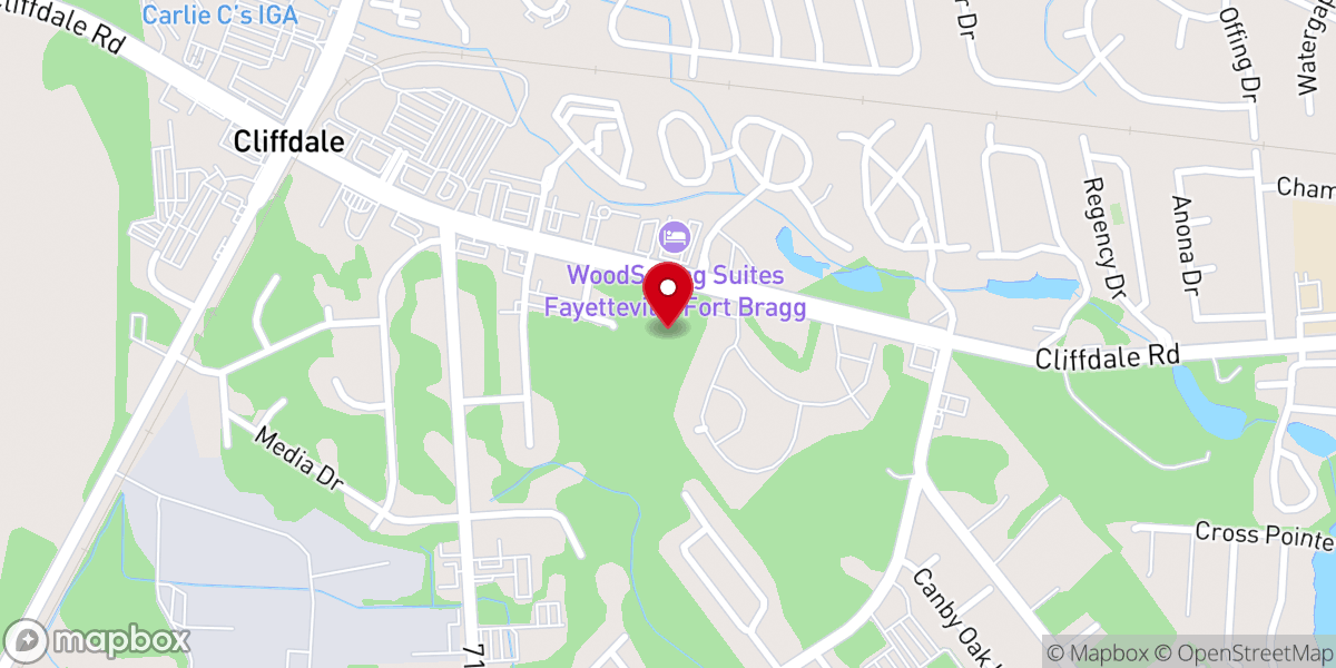 Map showing location of Jesus Peace Ministries Inc
