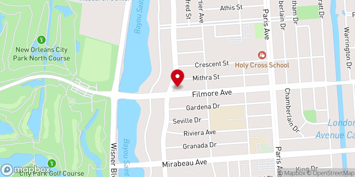 Map showing location of Saint Mark Coptic Orthodox Church
