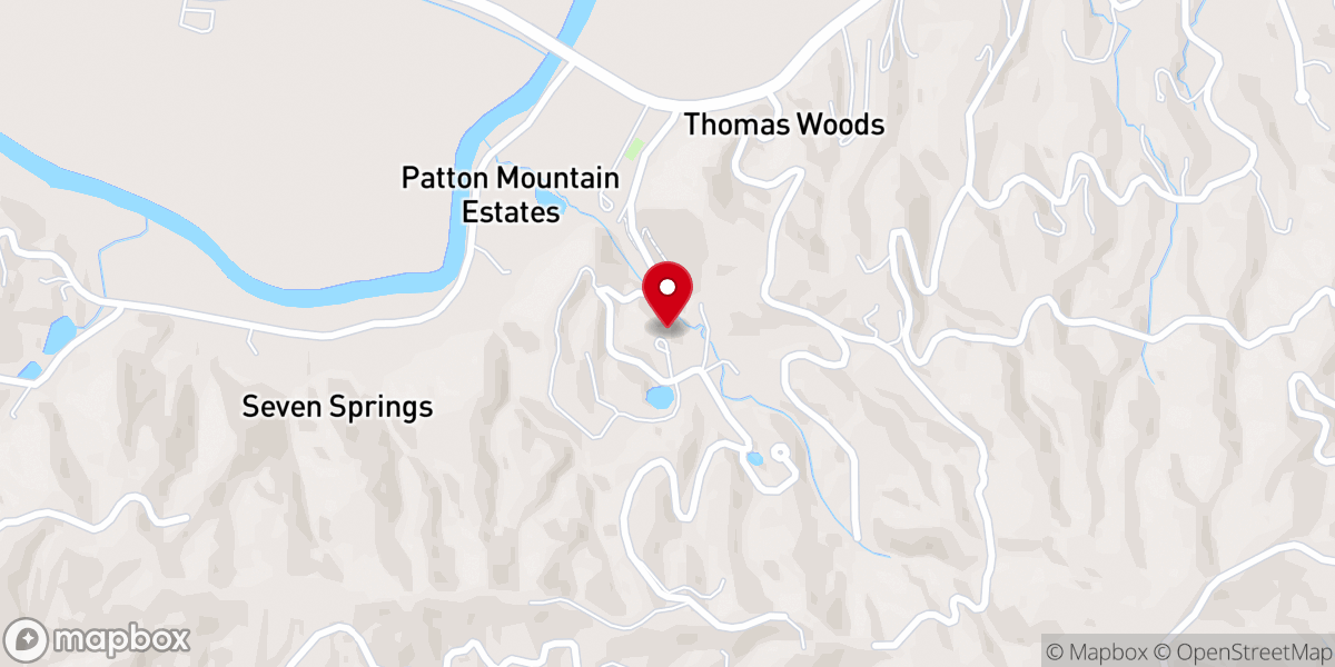 Map showing location of Key Falls