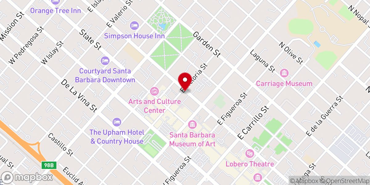 Map showing location of Christ Presbyterian Church