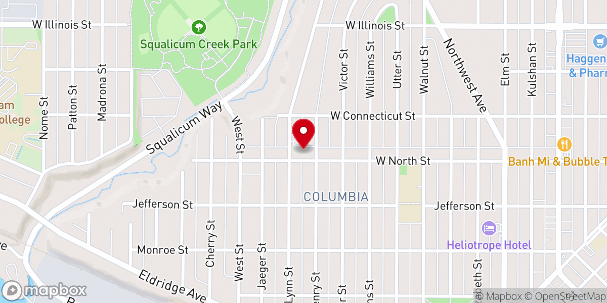 Map showing location of Immanuel Bible Church
