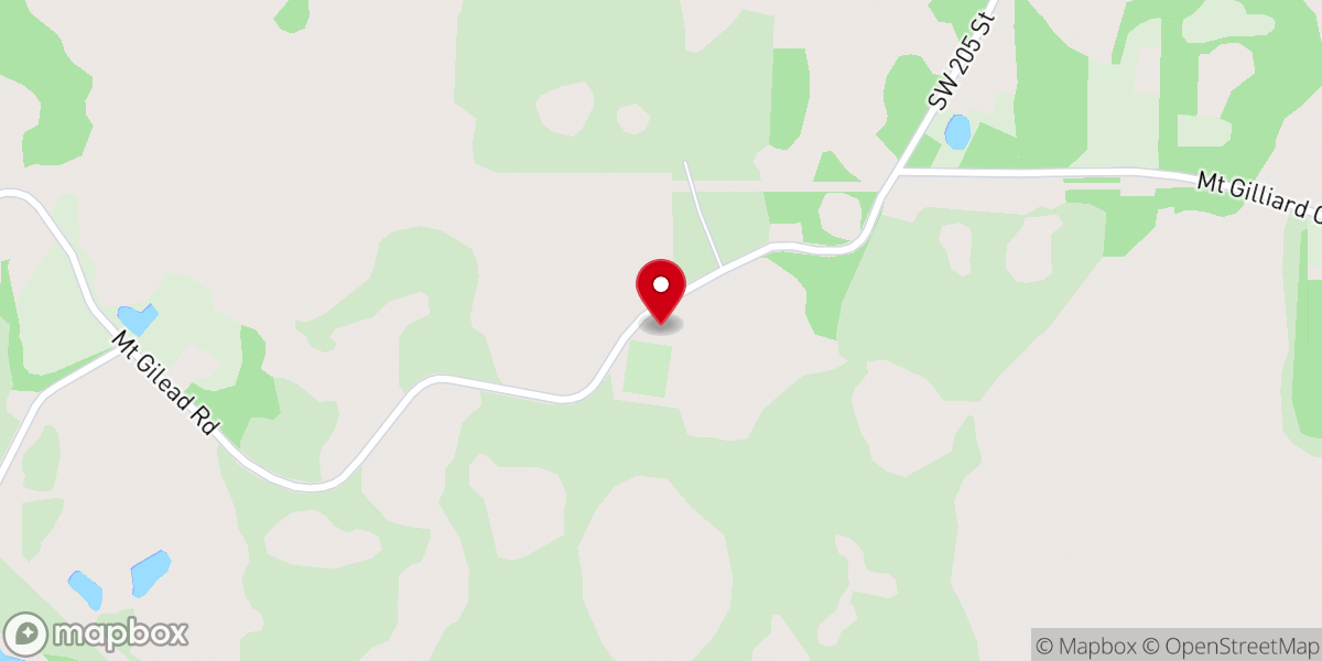 Map showing location of Mount Gilead Baptist Church