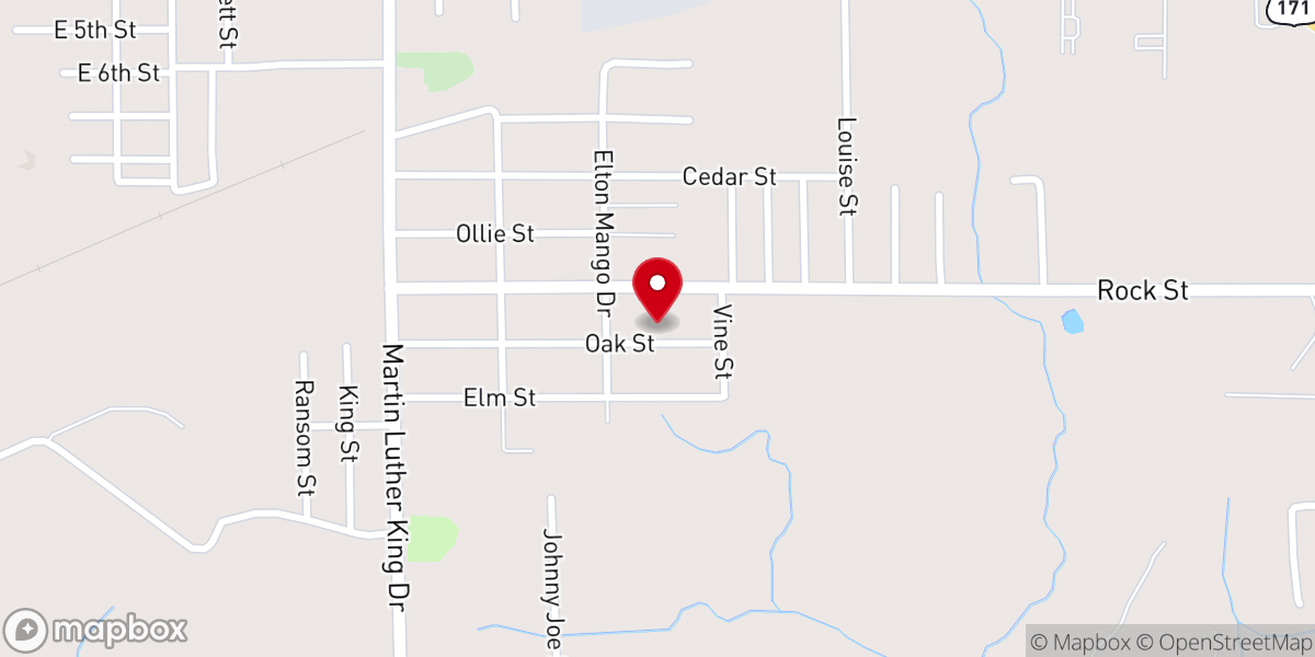 Map showing location of Church of the Living God