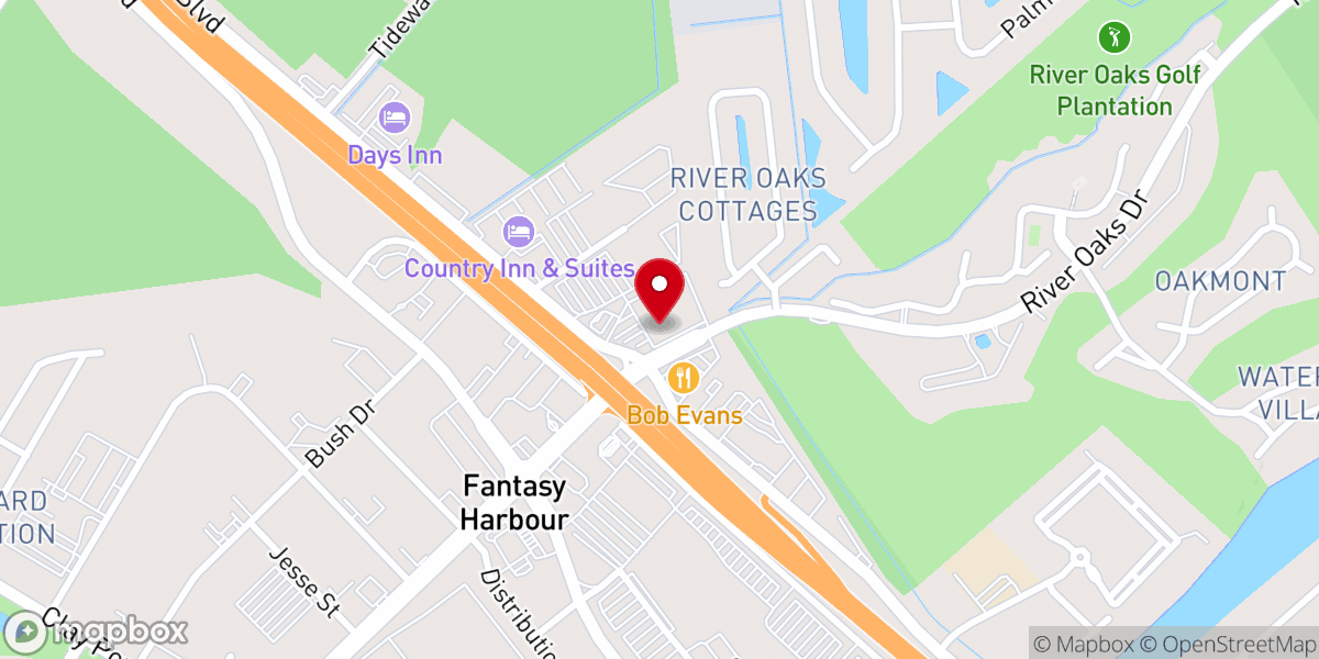 Map showing location of Wellspring Church