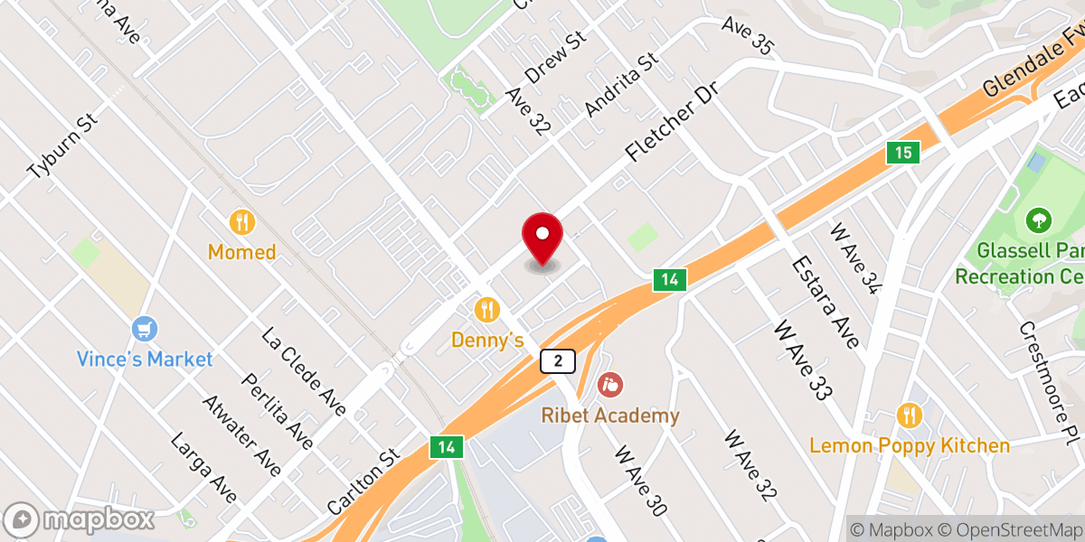 Map showing location of Alcance Victoria Eagle Rock