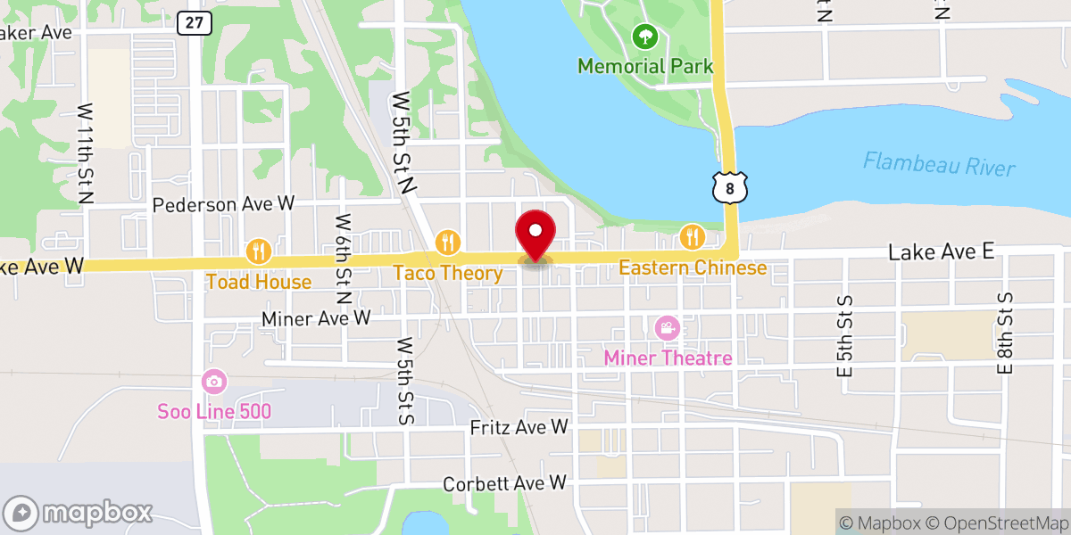 Map showing location of Saint Pauls Evangelical Lutheran Church